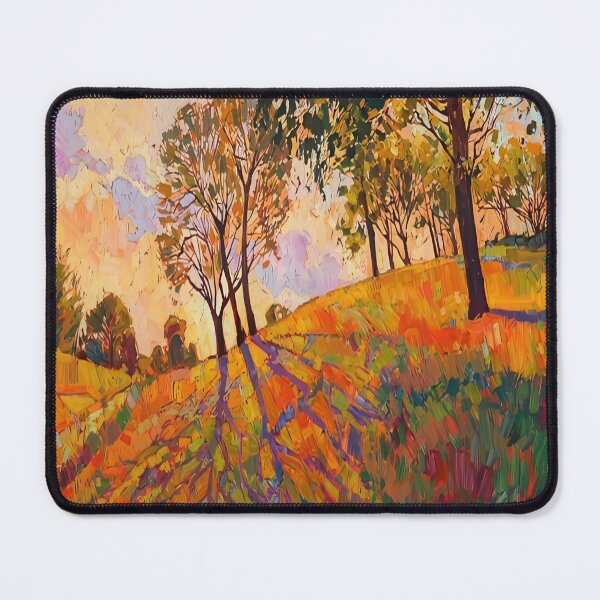 Item preview, Golden Hillside – Trees at Sunset designed and sold by hansonartist.