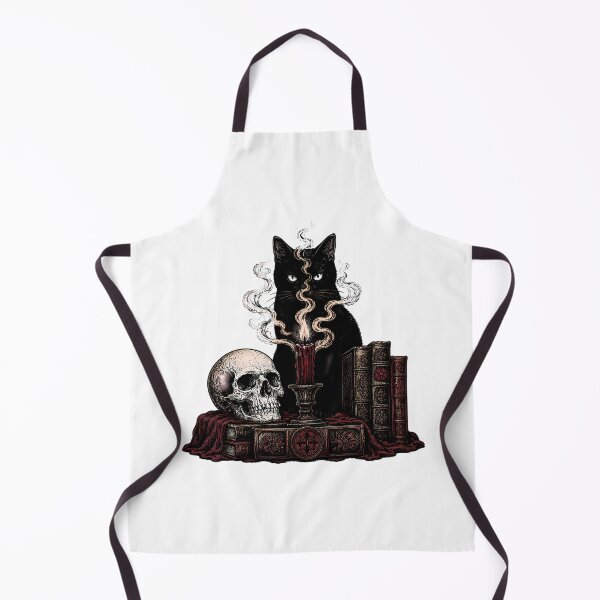 Item preview, Witchy Black Cat Pentagram Occult Gothic Still Life designed and sold by chattsuede.