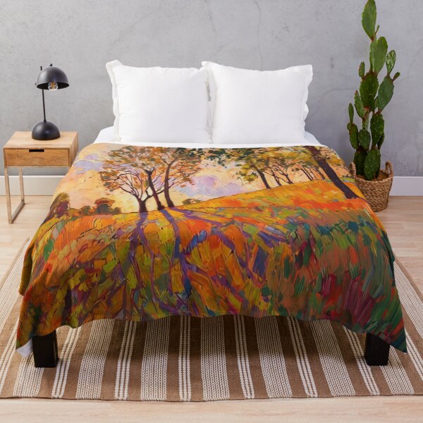 Item preview, Golden Hillside – Trees at Sunset designed and sold by hansonartist.