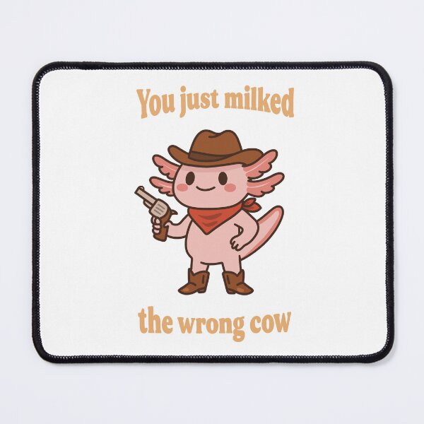 Item preview, Cowboy Axolotl designed and sold by GraphicWorlds.