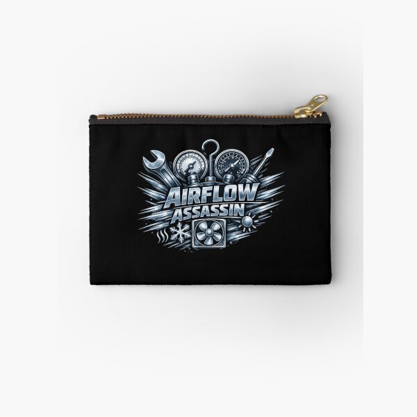 Item preview, Airflow Assassin - Premium HVAC Technician Emblem for Elite Airflow Control designed and sold by FrozenHeat97.