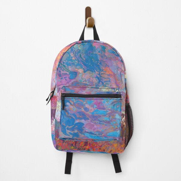 Item preview, Fire Sky – Vivid Sunset Clouds Over Meadow designed and sold by hansonartist.