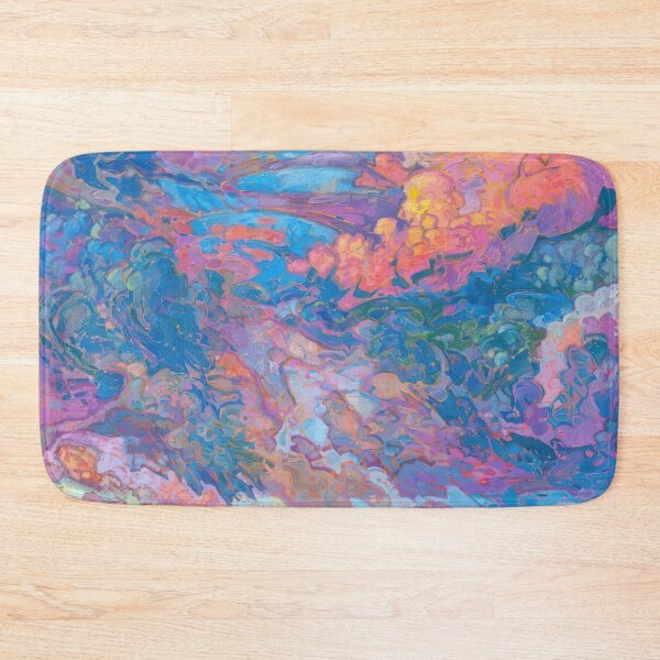Item preview, Fire Sky – Vivid Sunset Clouds Over Meadow designed and sold by hansonartist.