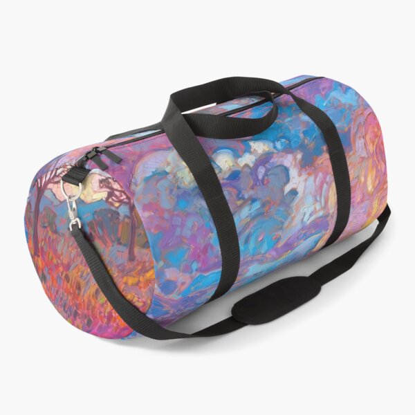 Item preview, Fire Sky – Vivid Sunset Clouds Over Meadow designed and sold by hansonartist.
