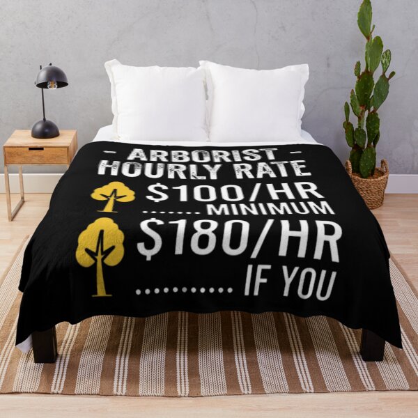 Item preview, Funny Arborist Gifts - Arborist Hourly Rate designed and sold by MarceloBozzano.
