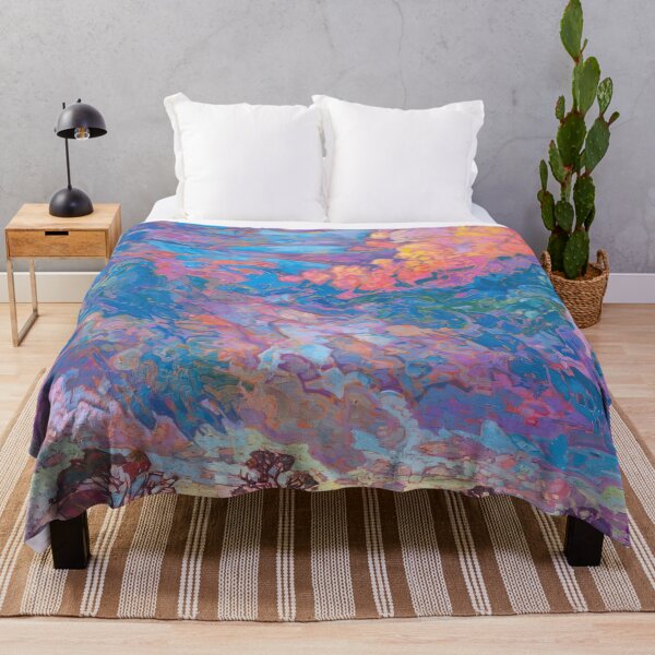 Item preview, Fire Sky – Vivid Sunset Clouds Over Meadow designed and sold by hansonartist.
