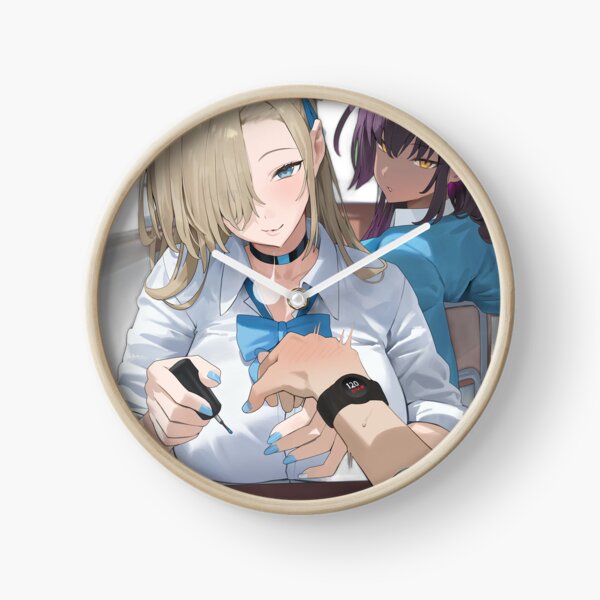 Item preview, Asuna Ichinose and Karin Kakudate Applying Nail Polish Blue Archive designed and sold by KomiArts.