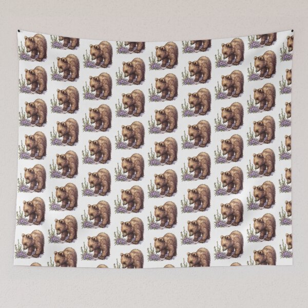 Item preview, Bear Cub | Cute Woodland Animal Watercolor Art designed and sold by Mandayartstudio.