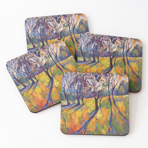 Item preview, Sunlit Grove – Trees and Golden Grass designed and sold by hansonartist.