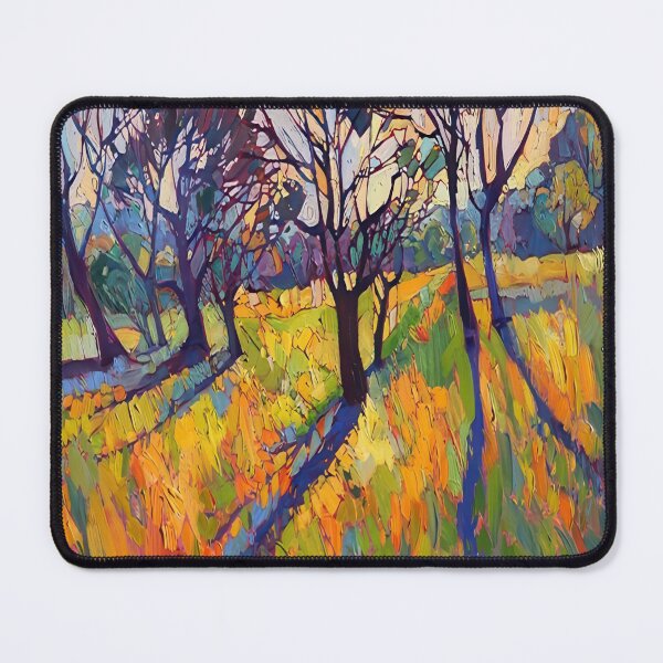 Item preview, Sunlit Grove – Trees and Golden Grass designed and sold by hansonartist.