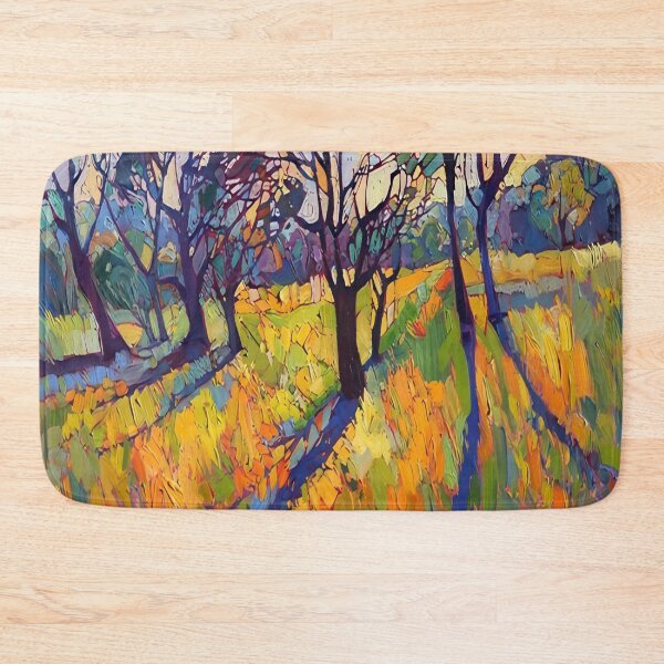 Item preview, Sunlit Grove – Trees and Golden Grass designed and sold by hansonartist.