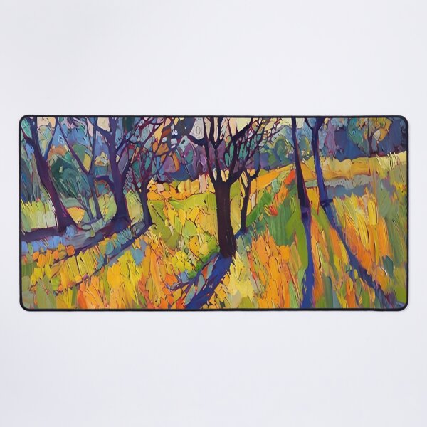 Item preview, Sunlit Grove – Trees and Golden Grass designed and sold by hansonartist.
