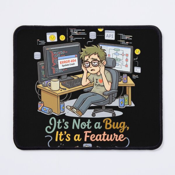 Item preview, Programmer with Bug it's a Feature designed and sold by FatmaAhmed90.