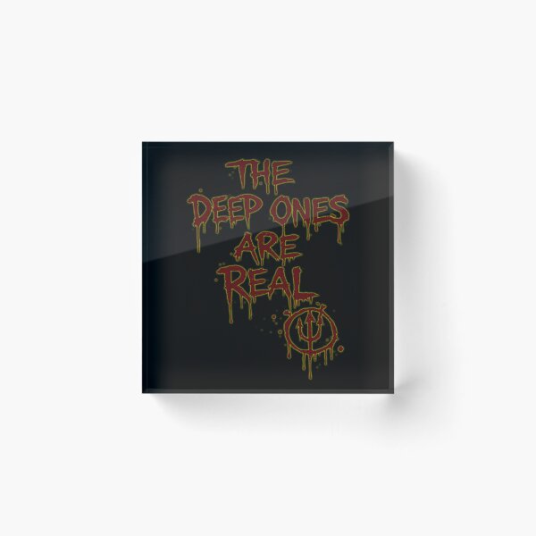 Item preview, The Deep Ones Are Real Blood Graffiti | Lovecraft Horror Cult Design designed and sold by Extravanganzza.