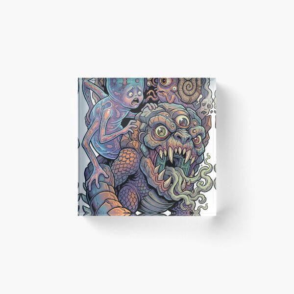 Item preview, Nightmare Monster Collective Creepy Cartoon Art designed and sold by castillomiami.