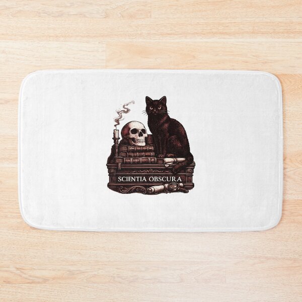 Item preview, Scientia Obscura Black Cat Gothic Academia designed and sold by chattsuede.