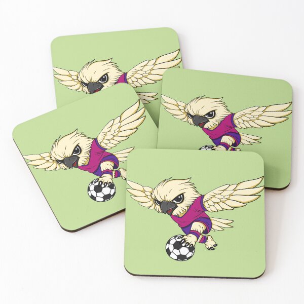 Item preview, Cute Eagle Playing Football Cartoon designed and sold by Phyllya Design.