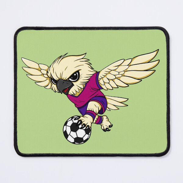 Item preview, Cute Eagle Playing Football Cartoon designed and sold by Phyllya Design.