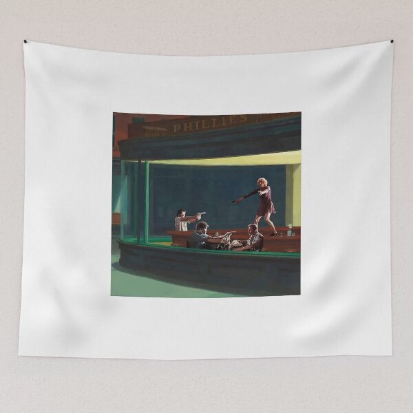 Item preview, Nighthawks x Pulp Fiction designed and sold by SlurmzMcKenzie.