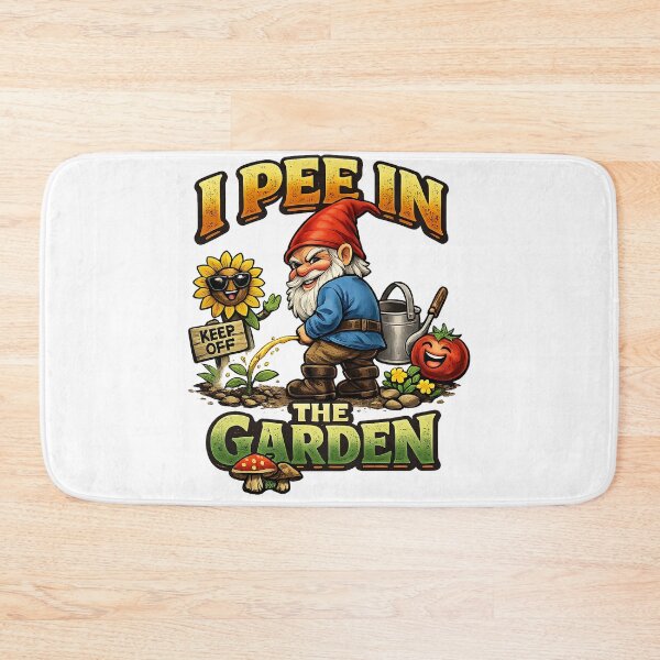 Item preview, I Pee in the Garden – Funny Peeing Garden Gnome designed and sold by Xnuery.