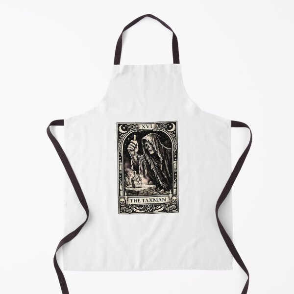 Item preview, XVI The Taxman French Fry Grim Reaper Tarot designed and sold by chattsuede.