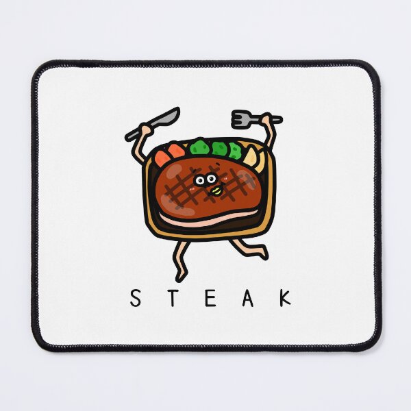 Item preview, Cute STEAK designed and sold by kanaehonkawa.