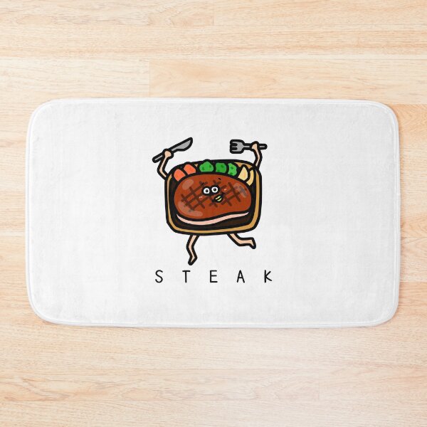Item preview, Cute STEAK designed and sold by kanaehonkawa.