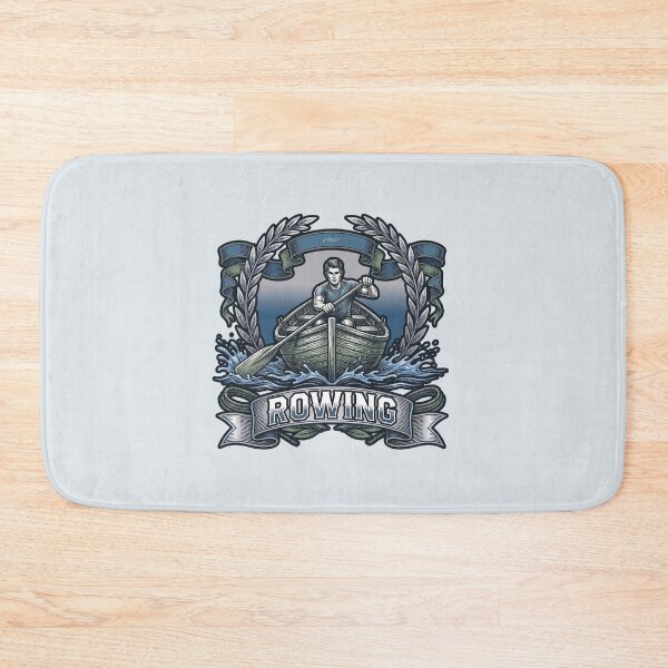 Item preview, Vintage Rowing Club Vintage Rower Crew Team Crest Graphic designed and sold by KiwiRider.