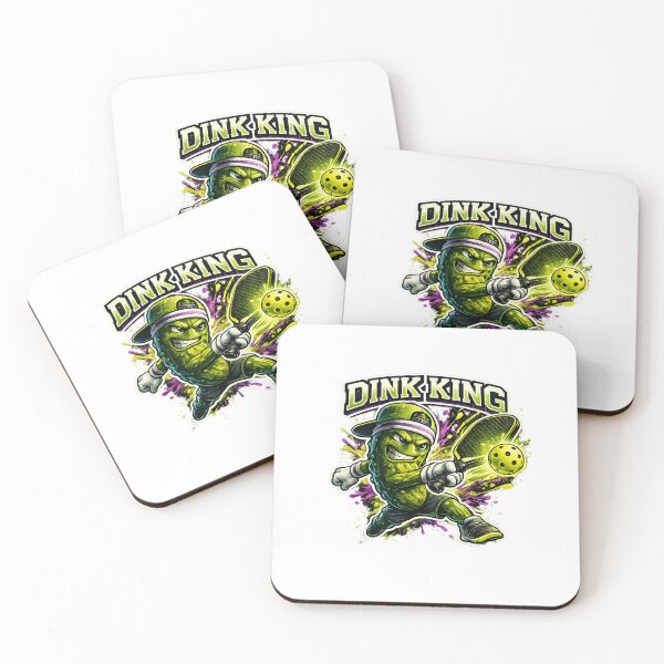 Item preview, Dink King Pickleball Player On The Court designed and sold by chattsuede.
