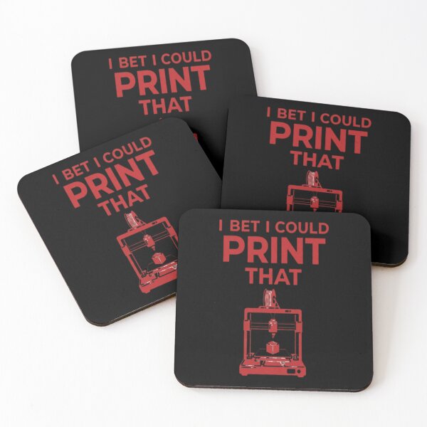Item preview, I Bet I Could Print That minimal 3D designed and sold by GiftingBob.