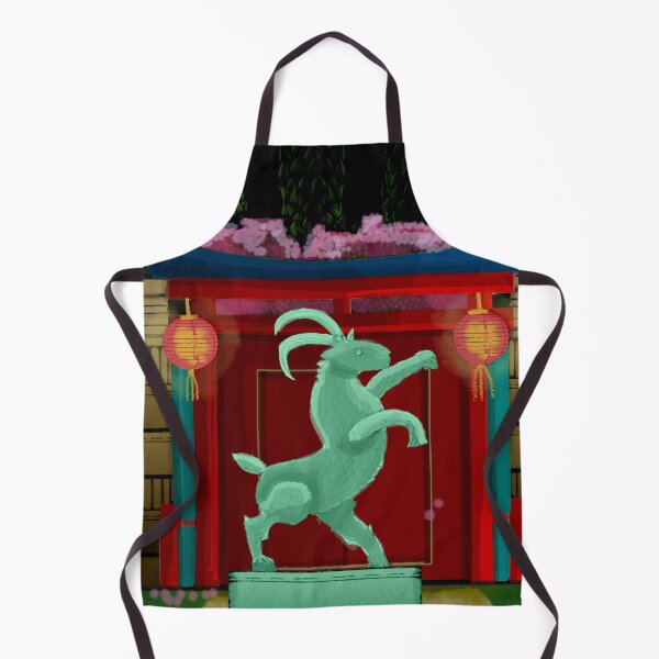 Item preview, Jade Goat Chinese Gate designed and sold by Donnahuntriss.