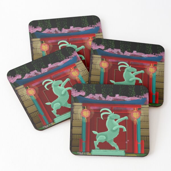Item preview, Jade Goat Chinese Gate designed and sold by Donnahuntriss.