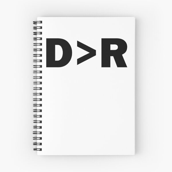 Item preview, Democrat Greater Than Republican D>R Fun Democrat Gear designed and sold by DynamicDesign.