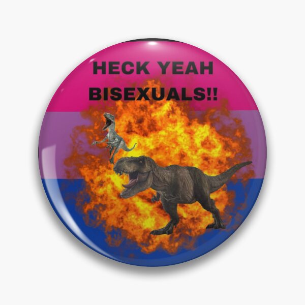 Item preview, Bi Pride Dino Flag  designed and sold by daniellajaz-funkywork.