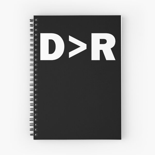 Item preview, Democrat Greater Than Republican D>R Fun Democrat Gear designed and sold by DynamicDesign.