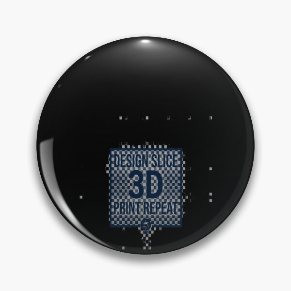 Item preview, Design Slice Print Repeat distressed 3D Printing Design designed and sold by GiftingBob.