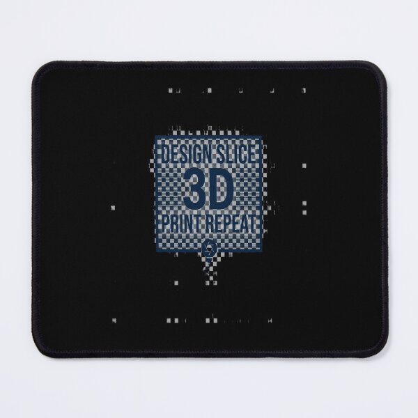 Item preview, Design Slice Print Repeat distressed 3D Printing Design designed and sold by GiftingBob.