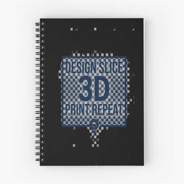 Item preview, Design Slice Print Repeat distressed 3D Printing Design designed and sold by GiftingBob.