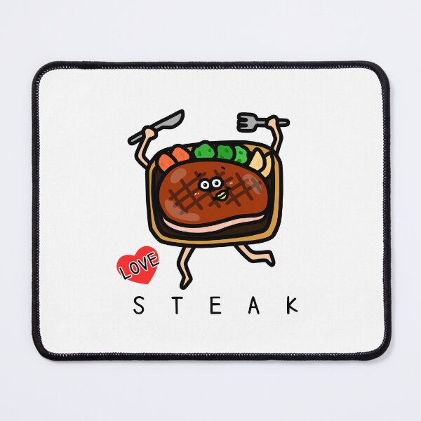 Item preview, Cute I LOVE STEAK designed and sold by kanaehonkawa.