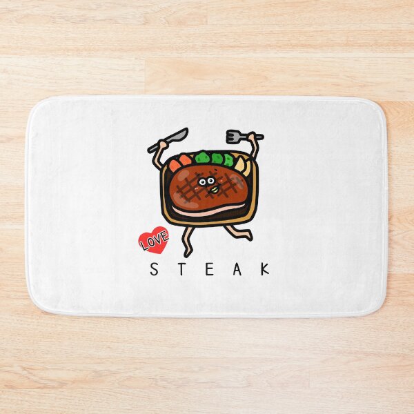 Item preview, Cute I LOVE STEAK designed and sold by kanaehonkawa.