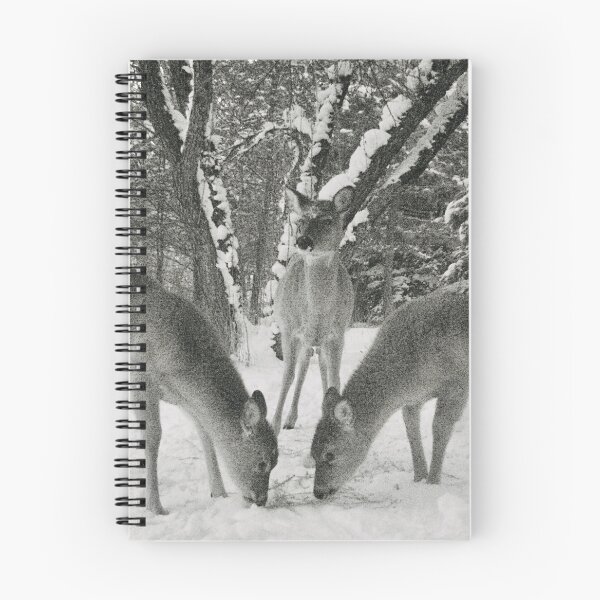 Item preview, Three Deer Eating designed and sold by WackAbstracts.