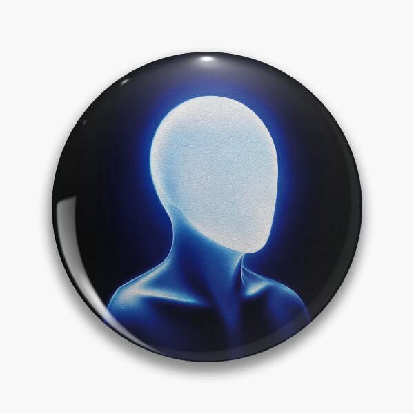 Item preview, Faceless Glow – Cyber Identity Portrait designed and sold by RamyGallery.