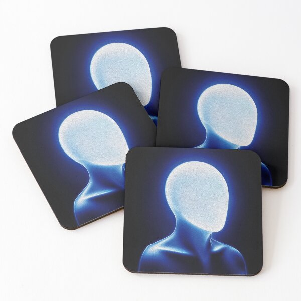 Item preview, Faceless Glow – Cyber Identity Portrait designed and sold by RamyGallery.