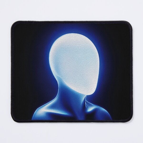 Item preview, Faceless Glow – Cyber Identity Portrait designed and sold by RamyGallery.