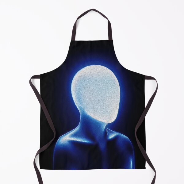Item preview, Faceless Glow – Cyber Identity Portrait designed and sold by RamyGallery.