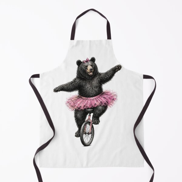 Item preview, Tutu Bear on a Unicycle designed and sold by Fat Mustache Designs.