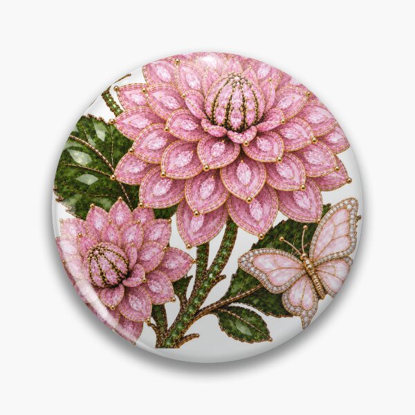 Item preview, CRYSTAL PINK DALHIA  designed and sold by wordspixies.