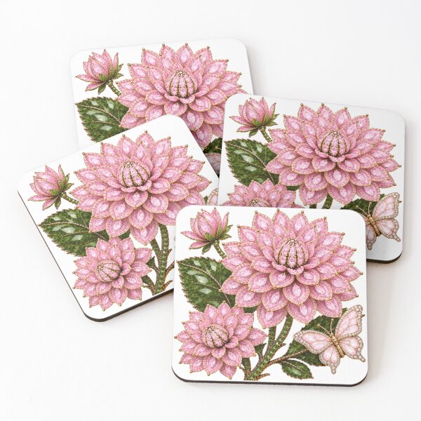 Item preview, CRYSTAL PINK DALHIA  designed and sold by wordspixies.