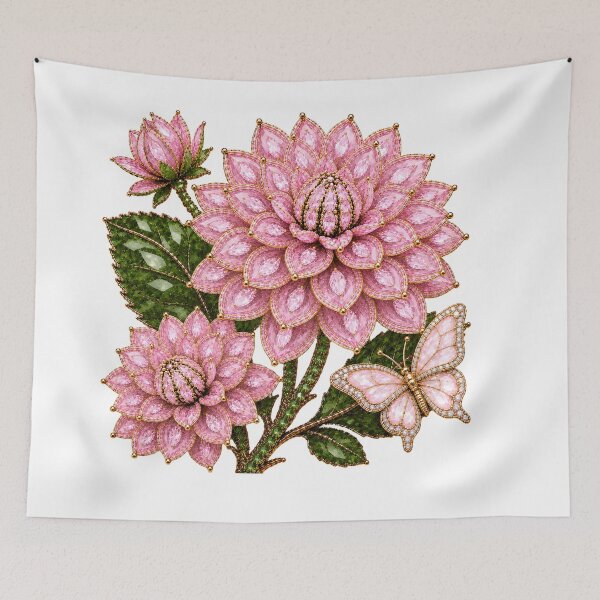 Item preview, CRYSTAL PINK DALHIA  designed and sold by wordspixies.