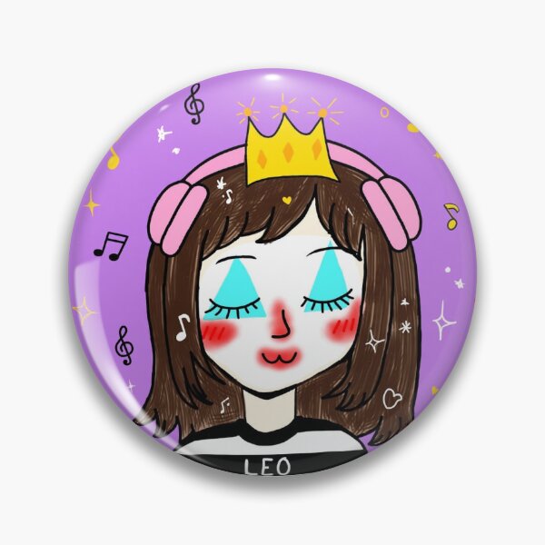 Item preview, Mime Leo with pink headphones designed and sold by BunnySoftArt.